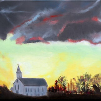 Storm Church unframed