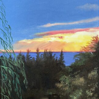 Sunset at the Lake by Perry O